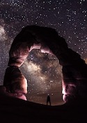 Tableau Inspiration 00000 - Delicate Arch at Night with Headlamp