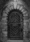 Tableau Inspiration 00002 - Closed Goal Input Door House Entrance Mystical
