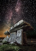 Tableau Inspiration 00003 - Poulnabrone Portal Tomb Under the Milkyway