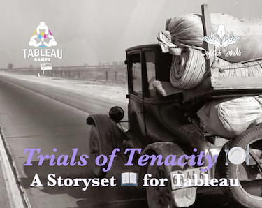 Trials of Tenacity 🍽 Storyset 📖 Cover