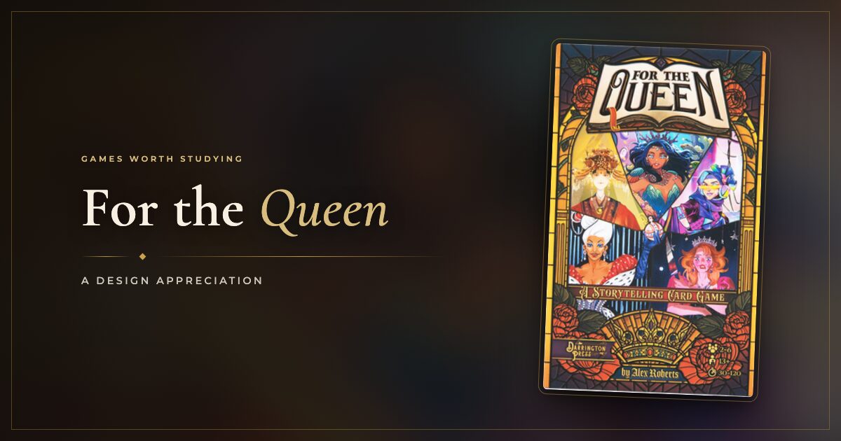 For the Queen: a design appreciation